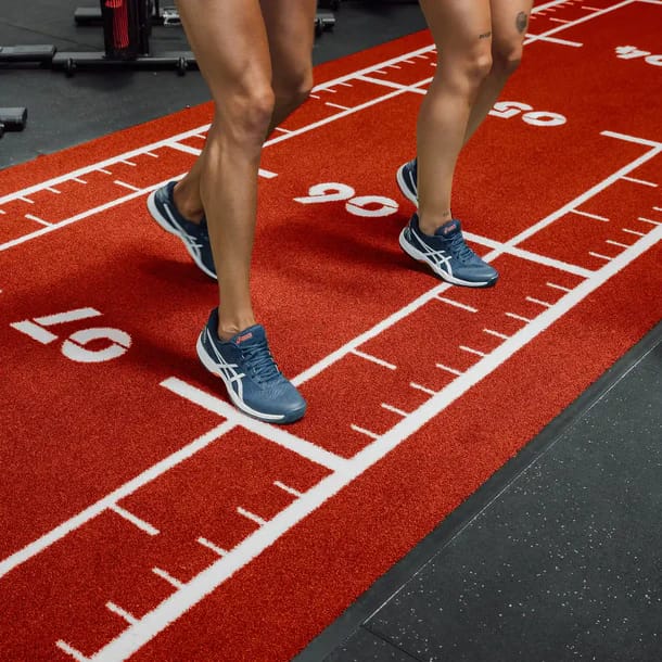 Teppich fürs Fitnessstudio: funktionelles Training und HIIT im Gym